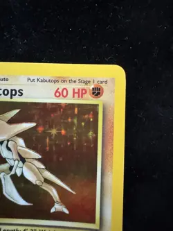 Kabutops 9/62 Holo Fossil Pokemon Card - Image 3