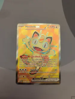 Pokemon Perfect Order MEOWTH EX 107/088 Full Art Ultra Rare Card NM - Image 1