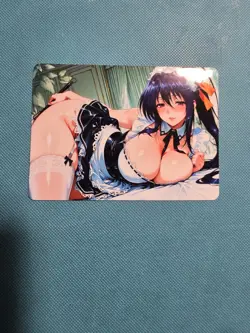 Beautiful Waifu Card -Akeno -Goddess ACG Custom DIY Fan Art Card - Image 1