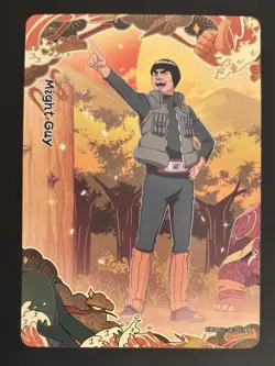 KAYOU NARUTO Series 2 MIGHT GUY SE Special Edition Card NRSA02-SE-003 L5 ENGLISH - Image 2