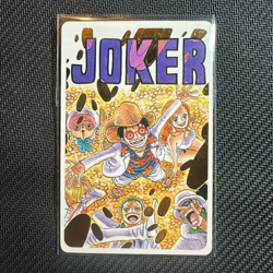 M1234 Japanese One Piece Film Gold Playing Card Joker Luffy Nami Zoro Chopper - Image 1