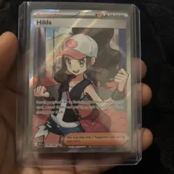 Hilda 164/086 Full Art Ultra Rare White Flare Holo Pokemon TCG Card NM Condition - Image 1