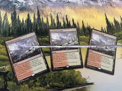 Magic: The Gathering Wooded Foothills Land Card x3 KTK 2014 English - Image 2