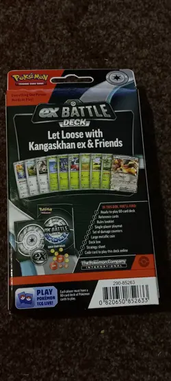 New 2023 POKEMON KANGASKHAN EX 60 Card Battle Trading Card Level 1 Deck - Image 4
