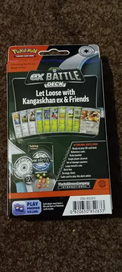 New 2023 POKEMON KANGASKHAN EX 60 Card Battle Trading Card Level 1 Deck - Image 5