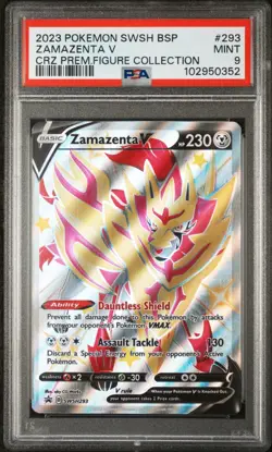 Zamazenta V SWSH293 SWSH: Sword & Shield Promo Cards Holo PSA 9 Mint - Image 1