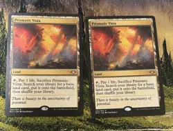 Magic: The Gathering Prismatic Vista Modern Horizons 2x Land Cards English - Image 1