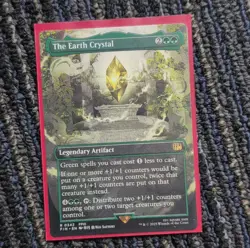 Magic: The Gathering The Earth Crystal Borderless Legendary Artifact Rare Final… - Image 1