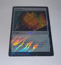 Magic MtG: *SURGE FOIL* Sol Ring (Commander: Teenage Mutant Ninja Turtles), NM - Image 1