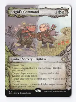 Brigid's Command Foil Showcase R #0332 MTG Lorwyn Eclipsed - Image 1