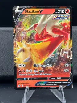 Pokemon, Chilling Reign - Blaziken V, #020/198 - Holo Rare V - Image 1