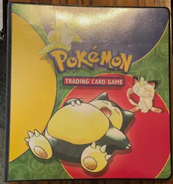 Vintage 1999 WOTC Pokemon Trading Card Game 3-Ring Binder w/45 9-pocket Pages - Image 1