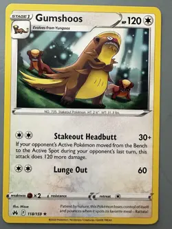 Colorless Pokemon TCG Yungoos & Gumshoos Basic Stage 1 Lot 5 Cards Holo/Reg - Image 4