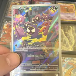Pokemon Company Gastly 177/162 SV05 Temporal Forces Illustration Rare Holo Basic - Image 2