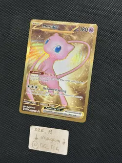 Pokemon ENGLISH - 151 - Mew Ex - 205/165 - GOLD FULL Art Rare - MINT - Image 4