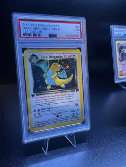 2000 POKEMON TEAM ROCKET DARK DRAGONITE-HOLO 1ST EDITION #5 PSA 5 - Image 2