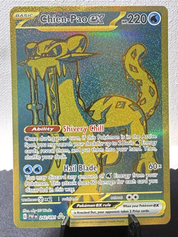 Pokemon TCG: Paldean Fates Chien-Pao ex 242/091 Hyper Rare NM - Image 1