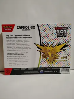 New Sealed Pokemon TCG Scarlet & Violet 151 Zapdos ex Collection Box Promo - Image 2