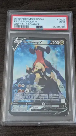 GARCHOMP V 2022 Pokemon #TG23/TG30 PSA 9 MINT Astral Radiance FULL ART - Image 1