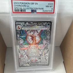 Pokemon Charizard ex Special Illustration Rare 223/197 Obsidian Flames PSA 8 Eng - Image 1