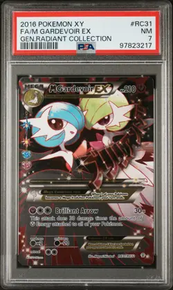 2016 POKEMON XY GENERATIONS RADIANT COLLECTION FULL ART/M GARDEVOIR EX PSA 7 - Image 1
