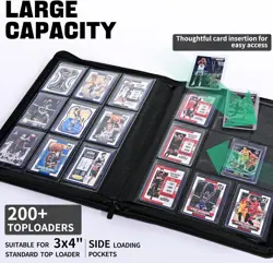 Deluxe Black Trading Card Binder - 12 Double-Sided Pages for Maximum Protection - Image 5