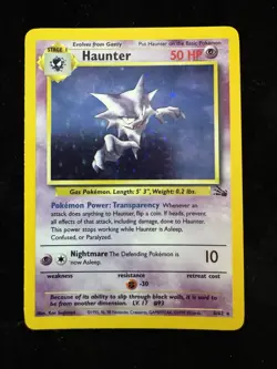 Pokemon Fossil Haunter 6/62 (LP) - Image 1