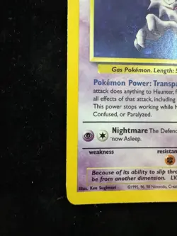 Pokemon Fossil Haunter 6/62 (LP) - Image 5