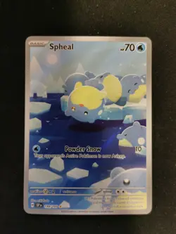 2024 Pokemon Surging Sparks SPHEAL Illustration Rare 199/191 Pack Fresh - Image 2