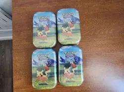 LOT OF 4 POKEMON TCG- ASCENDED HEROES MINI TIN SEALED Pikachu & Tepig (4) - Image 1