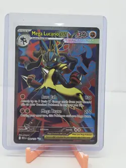 Pokemon Mega Evolution Lucario EX 160/132 Ultra Rare Full Art - Image 2