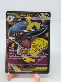 Mega Sharpedo ex 113/94 Phantasmal Flames Ultra Rare NM Pokemon - Image 1