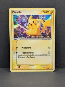 Pikachu 60/106 EX Emerald Reverse Holo Rare Pokemon TCG Nintendo ITALIAN MP+ - Image 1