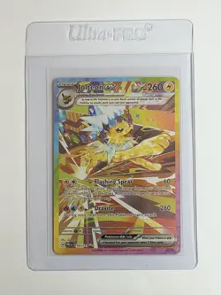 Pokemon Jolteon ex Special Illustration Rare (SIR) Full Art Holo 153/131 NM - Image 1