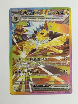 Pokemon Jolteon ex Special Illustration Rare (SIR) Full Art Holo 153/131 NM - Image 2