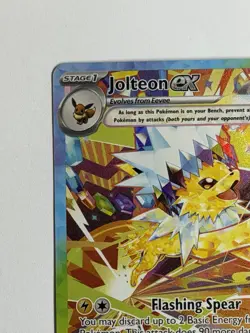 Pokemon Jolteon ex Special Illustration Rare (SIR) Full Art Holo 153/131 NM - Image 3