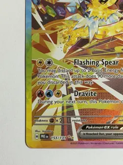 Pokemon Jolteon ex Special Illustration Rare (SIR) Full Art Holo 153/131 NM - Image 4