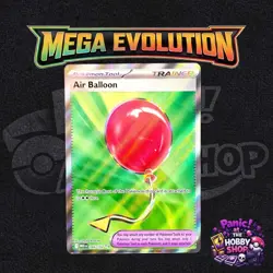 Air Balloon 166/132 Full Art Ultra Rare Holo Mega Evolution Pokemon TCG NM - Image 1