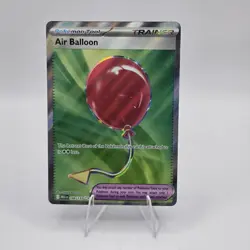 Air Balloon 166/132 Full Art Ultra Rare Holo Mega Evolution Pokemon TCG NM - Image 2