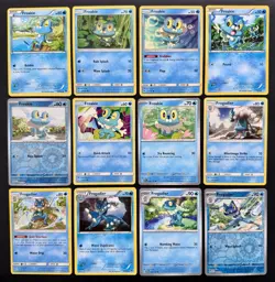 12x Froakie Frogadier Pokemon Species Collection W/ Reverse Holos Pokemon Lot - Image 1