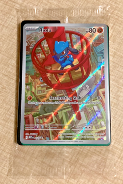 Pokemon Riolu black Star Promo ETB MEP 10 Sealed - Image 1