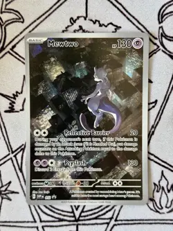 Pokemon Mewtwo SVP 052 Black Star Promo Scarlet & Violet 151 Promo - Image 1