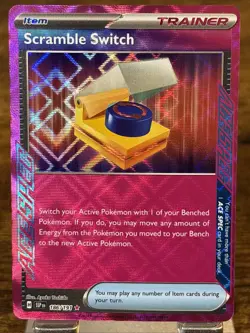 Scramble Switch 186/191 ACE SPEC Rare Surging Sparks Pokemon NM - Image 1