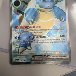 Pokemon Blastoise ex 184/165 Sv: Scarlet & Violet 151 Ultra Rare Holo EX 330 HP - Image 3