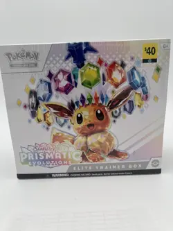 Pokemon TCG Prismatic Evolutions ETB Elite Trainer Box Factory Sealed SHIPS FAST - Image 1
