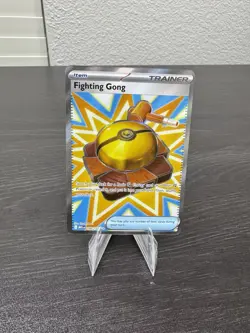 Pokemon TCG Mega Evolutions Fighting Gong 168/132 Full Art Trainer Ultra Rare NM - Image 1
