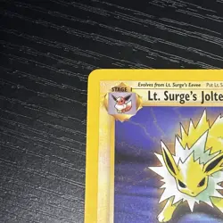 Pokemon TCG Lt. Surge's Jolteon Gym Challenge 23/132 Rare 2000 Wizards 70 HP - Image 3
