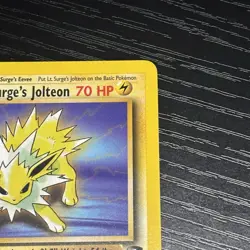 Pokemon TCG Lt. Surge's Jolteon Gym Challenge 23/132 Rare 2000 Wizards 70 HP - Image 4