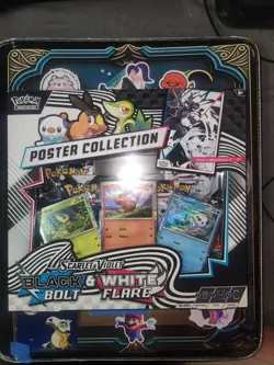 Pokemon TCG Black Bolt And White Flare S&V Unova Poster Collection Box Sealed - Image 2