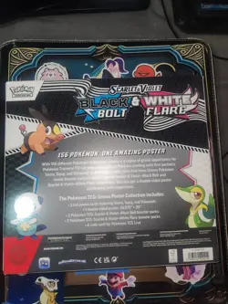 Pokemon TCG Black Bolt And White Flare S&V Unova Poster Collection Box Sealed - Image 3